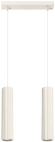 Loftowa beżowa lampa sufitowa - D297-Melson