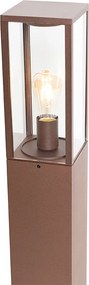 Industrialna lampa podłogowa zewnętrzna rdzawo-brązowa 80 cm IP44 - Charlois
