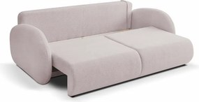 Sofa LOOP z funkcja spania i pojemnikiem PUDROWY RÓŻ RAVEN 91