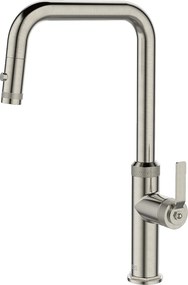 Bateria zlewozmywakowa z wyciąganą wylewką stali nierdzewnej - Essebagno