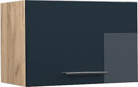 Szafka ścienna ciemnoniebieski wysoki połysk 60x34.1x40 fame-line