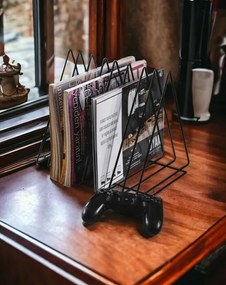 Uchwyt na czasopisma Alvin, czarny