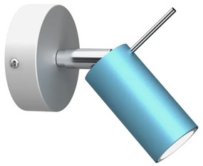Niebieski metalowy kinkiet - K345-Ulesi