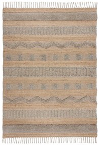 Jasnoszaro-naturalny dywan 160x230 cm Medina – Flair Rugs