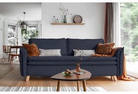 Ciemnoszara/antracytowa rozkładana sofa 225 cm Charming Charlie – Miuform