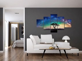 Obraz - Odpoczynek pod gwiazdami (125x70 cm)