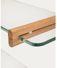 Szklany modułowy system półek w naturalnym kolorze 110x98x30,5 cm Sitra – Kave Home