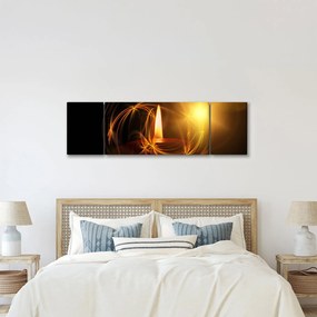 Obraz świecy (170x50 cm)