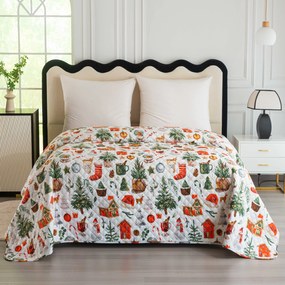 Narzuta na łóżko FESTIVE MAGIC, kolorowy Rozmiar: 170 x 210 cm