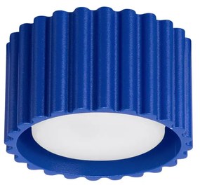 Plafon AURA 1 ultramaryna GX53 ryflowany SOLLUX  LIGHTING