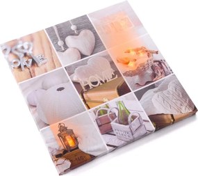 Podświetlany obraz LED - 5 diod LED, 30 x 30 cm