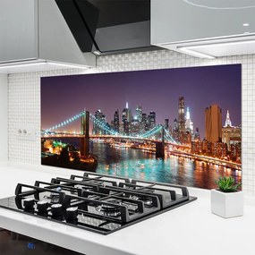 Panel Kuchenny Wieczorne Światła Wielkiego Mostu
