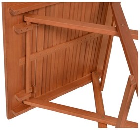 Stół ogrodowy z litego drewna eukaliptusowego 70,5x70,5 cm Pasaneda – Garden Pleasure