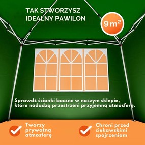 Pawilon CAPRI, 3x3m, zielona Casaria