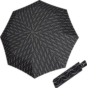 Doppler Fiber Magic Black&White Rings damski parasol automatyczny