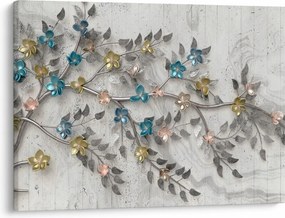 Obraz - Na gałęzi - abstrakcja (70x50 cm)