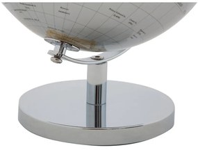 Dekoracja na stół w kolorze srebrno-złotym Mauro Ferretti Globe, wys. 28 cm