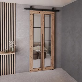 Drzwi Przesuwne QUDIO M6 Dąb Craft Złoty 70