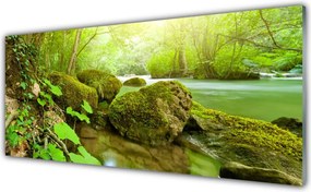 Panel Szklany do Kuchni Spokój Płynącej Wody