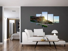 Obraz - Poranek w Alpach, Tyrol (125x70 cm)