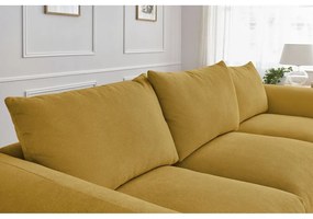 Żółta sofa 265 cm Ernest – Bobochic Paris