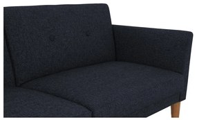 Ciemnoniebieska rozkładana sofa 205 cm Regal – Novogratz