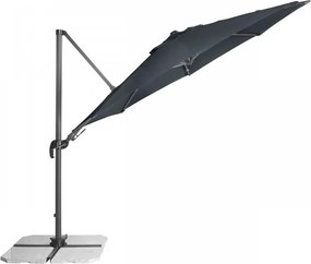 Derby RAVENNA 330 cm – duży ogrodowy parasol z wysięgnikiem i boczną nogą - Towar z drobną wadą (S300)