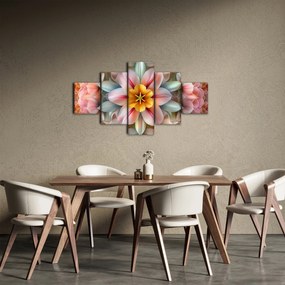 Obraz - Kwiat kalejdoskopowy (125x70 cm)