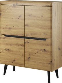 Komoda NORDICO 107 cm do Salonu Sypialni Dąb artisan