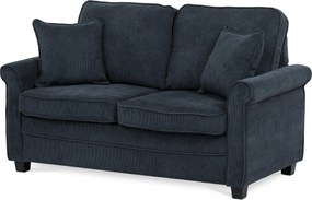 Sofa dwuosobowa ASB-4170 BLUE2, sztruks, niebieski