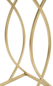 Stolik pomocniczy w stylu glamour, wys. 60 cm