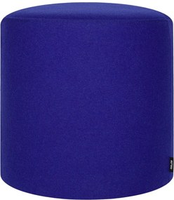 Niebieski wełniany puf Folk – noo.ma