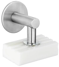 Magnetyczna mydelniczka ze stali nierdzewnej Wenko Turbo-Loc® Matte