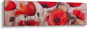 Obraz - Wilcze maki (170x50 cm)