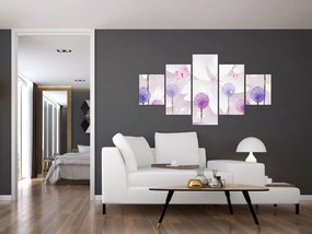Obraz - Na rzece kwiatów (125x70 cm)