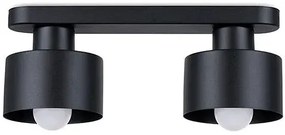 Czarna lampa sufitowa industrialna - A171-Lomino