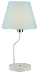 Lampa stołowa YORK 1xE14/60W/230V biały/niebieski