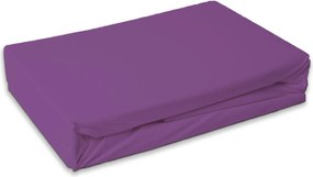 PrzytulneMieszkanie.pl Frotte prześcieradło PREMIUM fioletowe 180x200 cm