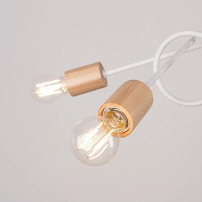 Lampa sufitowa w naturalnym kolorze 15x61 cm Tumber – Nice Lamps