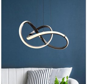 Zuma Line MD9717-1-3BCD - LED lampa wisząca INDIGO LED/44W/230V czarna