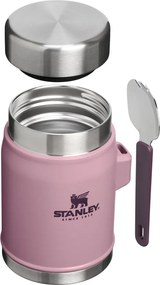 Fioletowy termos na jedzenie ze stali nierdzewnej 400 ml Legendary Food Jar + Spork Purple Smoke – Stanley