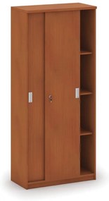 Szafa przesuwna MIRELLI, 800 x 400 x 1800 mm, czereśnia
