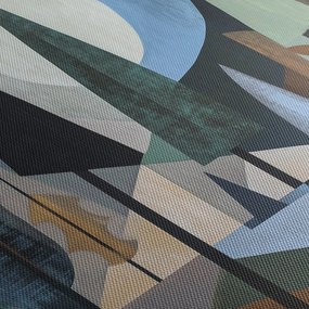Obraz - Naturalna geometria abstrakcyjna II. (125x70 cm)
