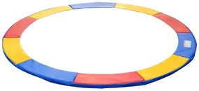 Outsunny Osłona Sprężyn do Trampoliny 244cm Wielokolorowa Bezpieczeństwo i Ochrona | Aosom PL