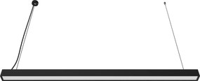Żyrandol LED na lince LED/44W/230V 4000K 120 cm czarny