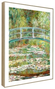 Obraz 40x50 cm Monet: Japanese Footbridge