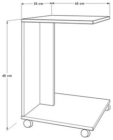 Stolik do odkładania Still Walnut