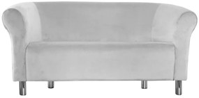 Sofa Milo MG39 jasny szary nogi chrom