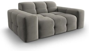 Szara aksamitna sofa 156 cm Kendal – Micadoni Home