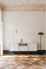 Szarobeżowa szafka pod TV 180x79x50 cm Bau – noo.ma